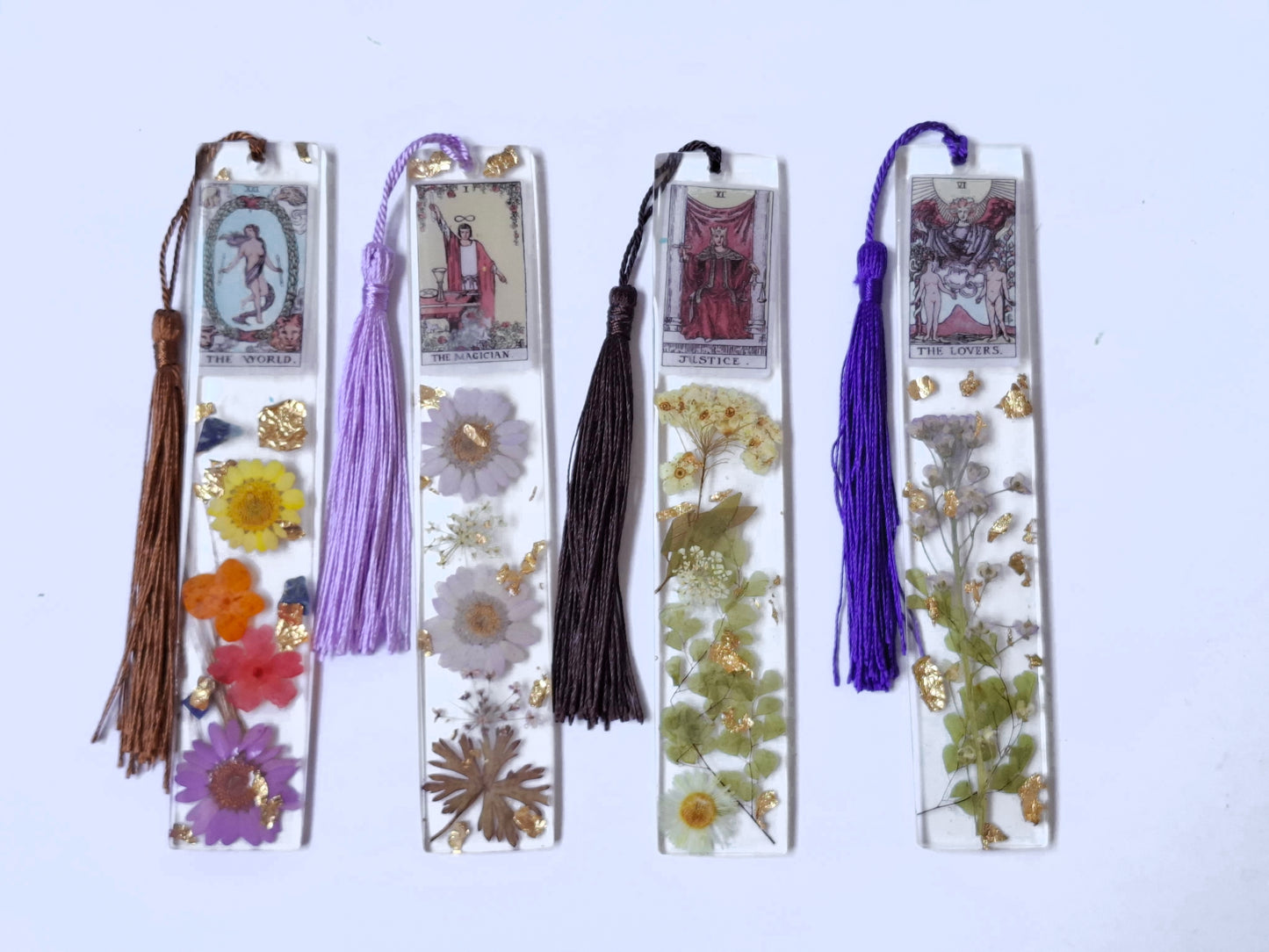 Marque-Pages Fleurs-Cartes de tarot
