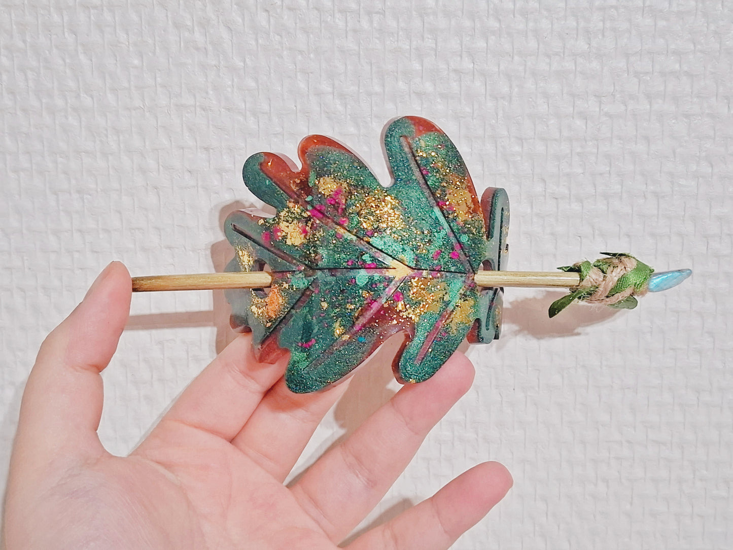 Broche Coif'feuille Personalisée