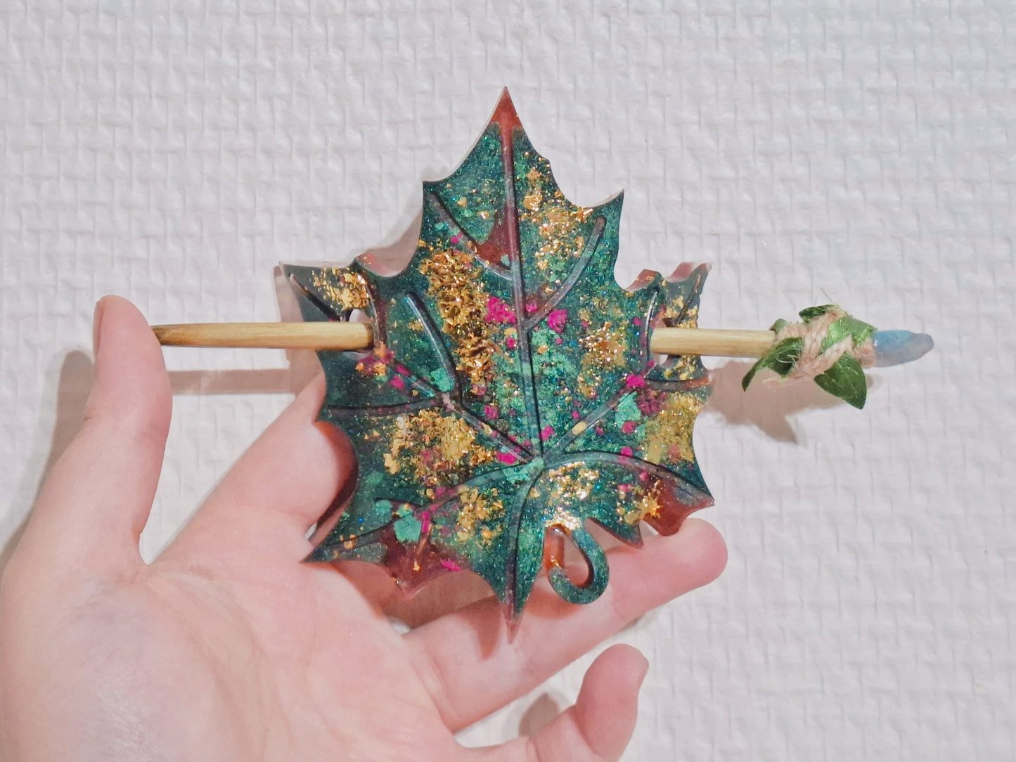 Broche Coif'feuille Personalisée