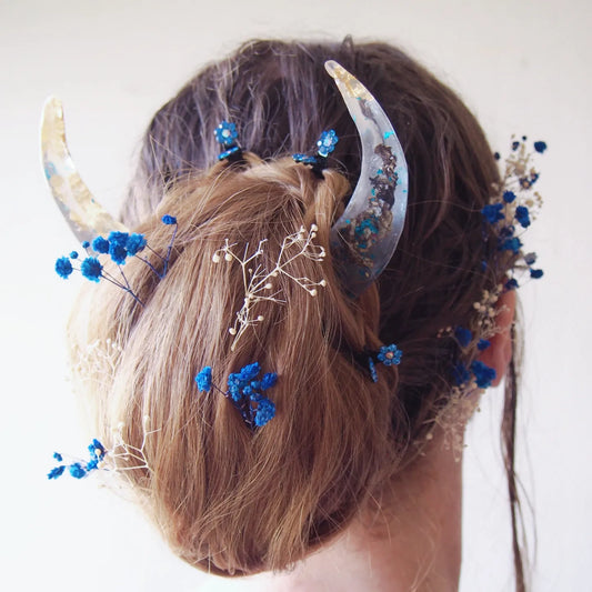 Personalized Moon Hair Ornaments