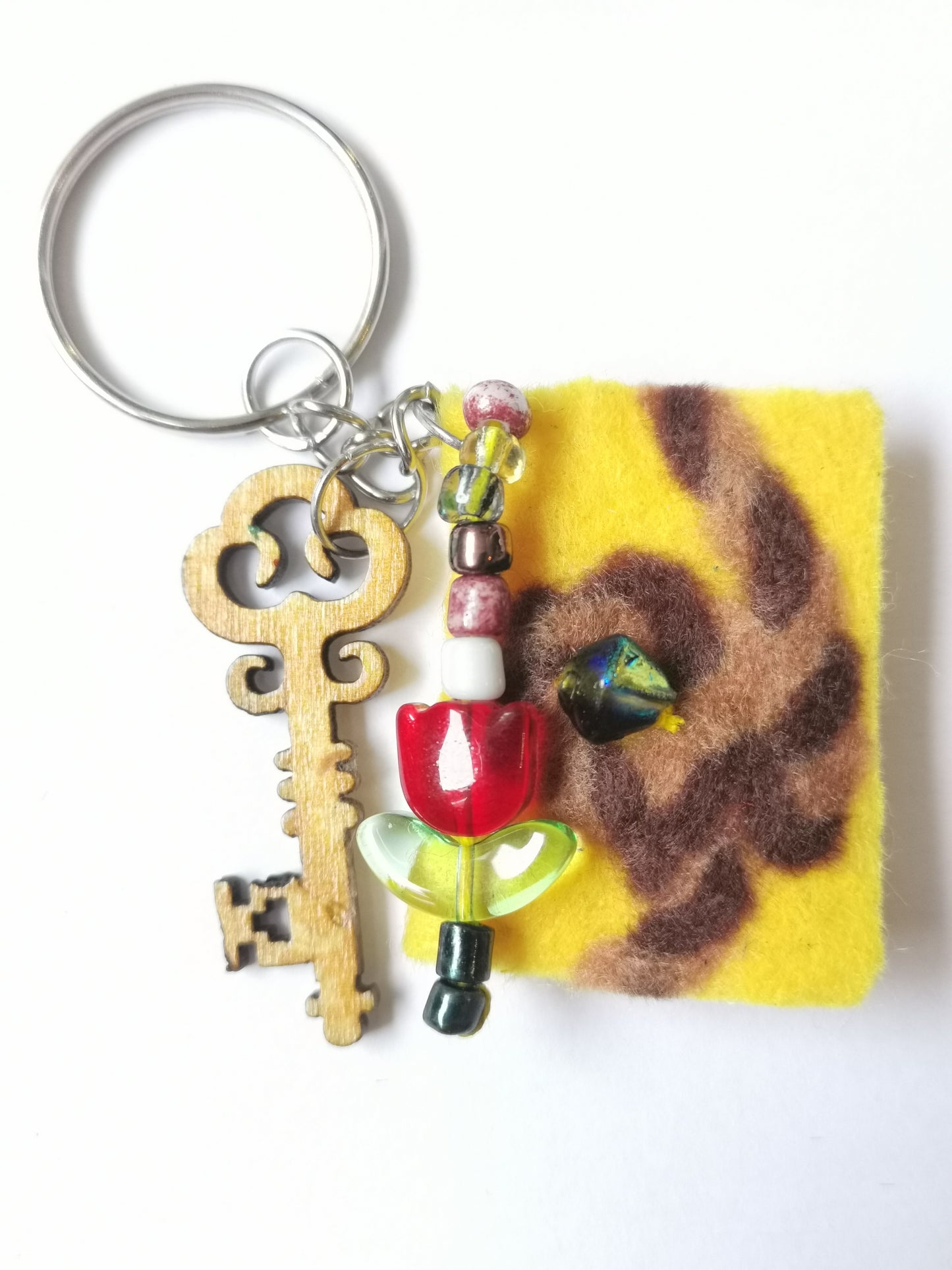 Book and Key Keychains