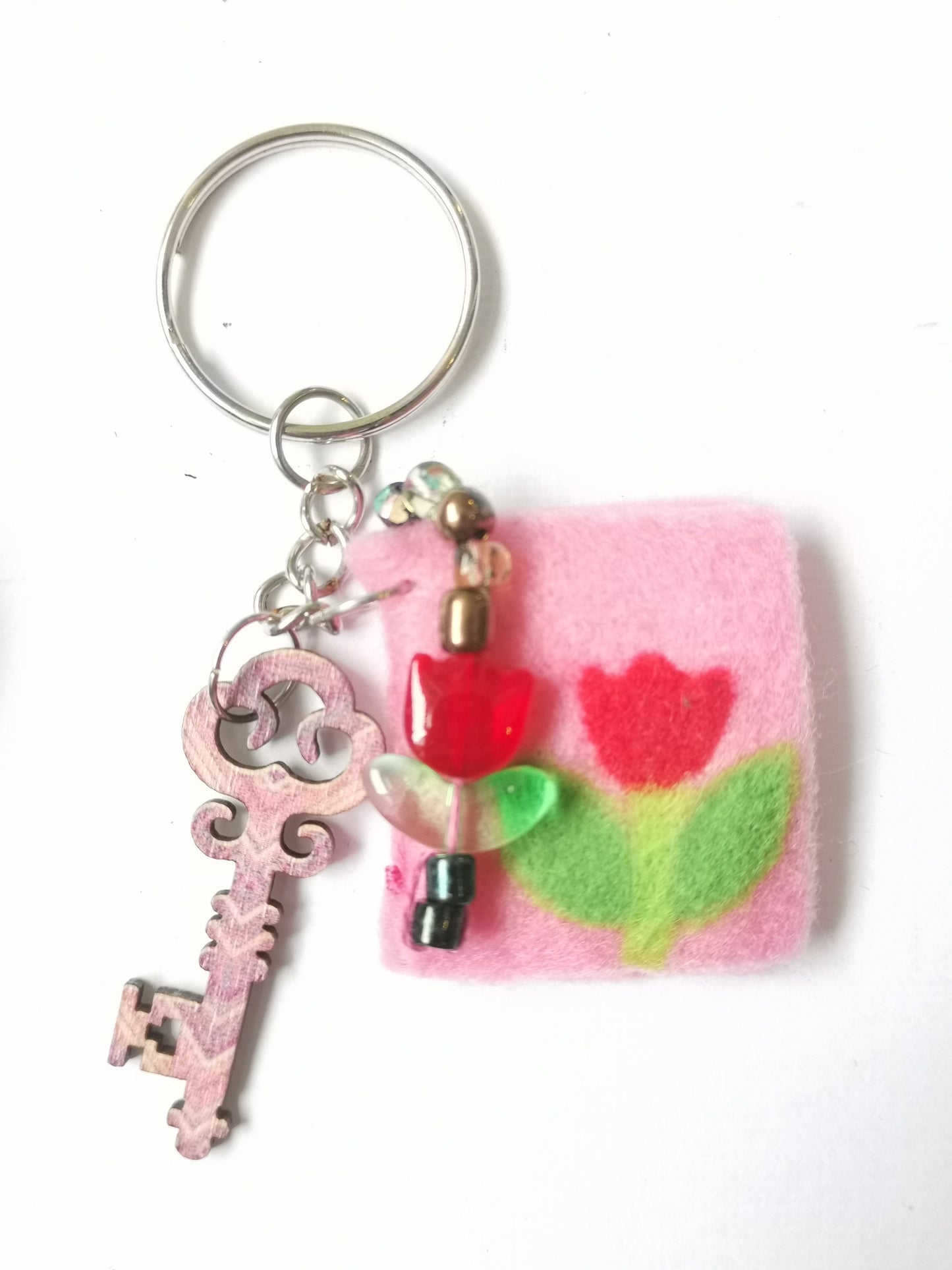 Book and Key Keychains