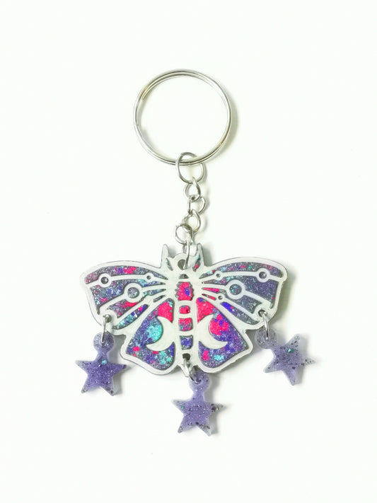 Moth Keychain