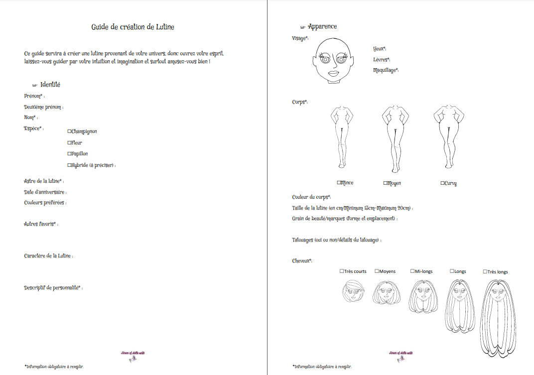 Guide de création de Lutine