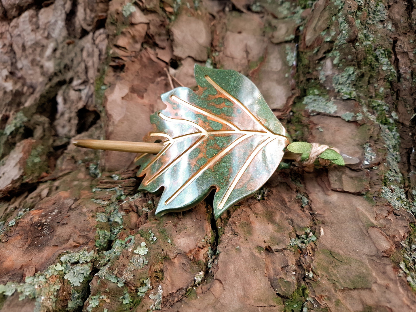 Broche Coif'feuille Personalisée