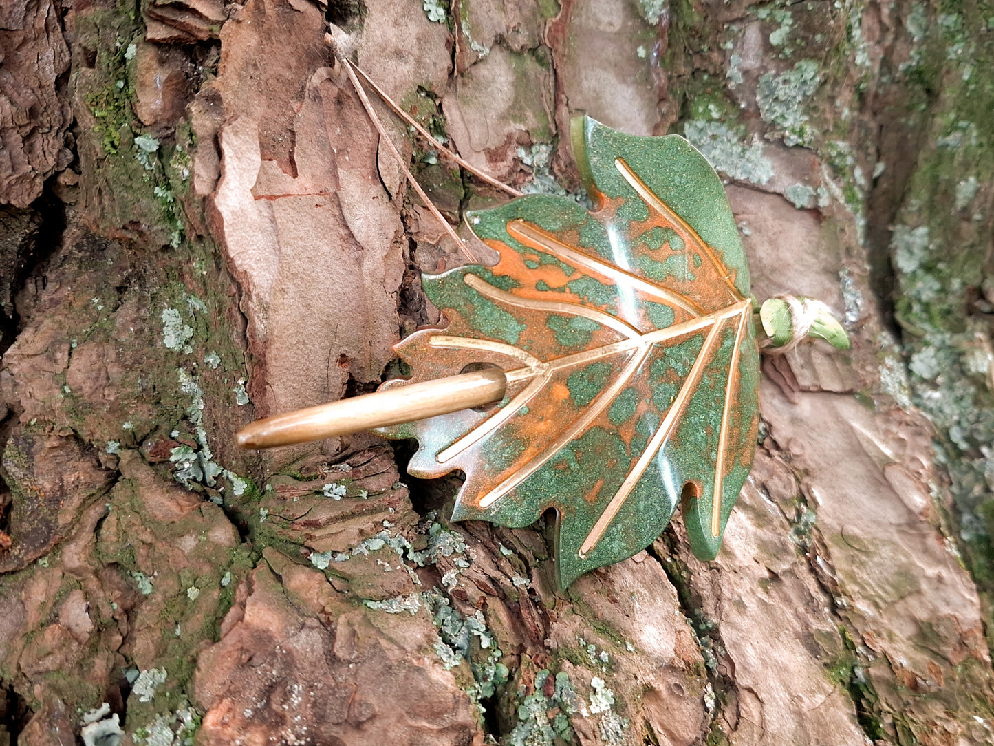 Broche Coif'feuille Personalisée